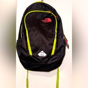THE NORTH FACE Back pack VAULT Black / green color .